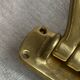 Adjustable nautical coat hook in solid brass