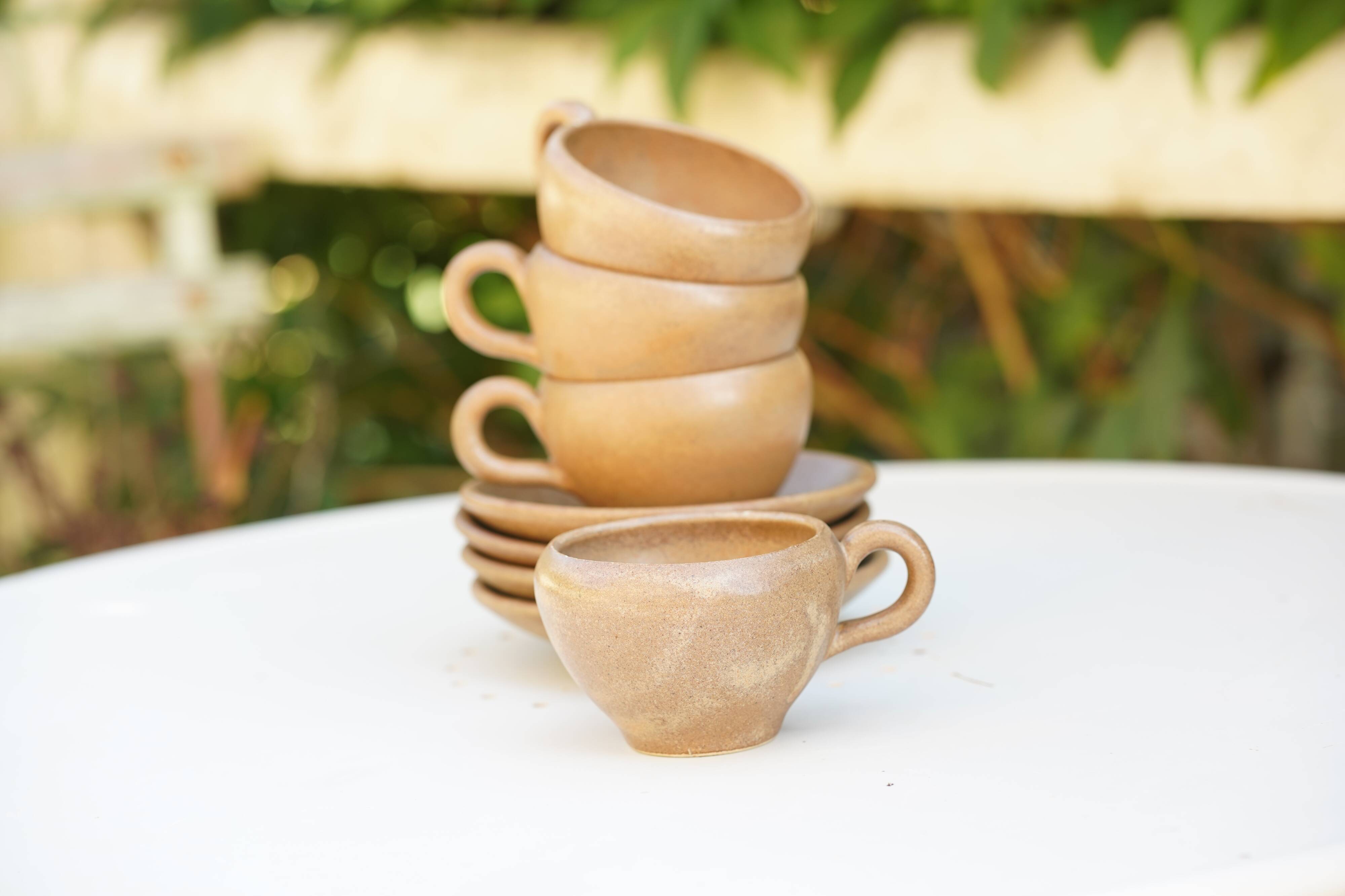 Sandstone cups and sub-cups