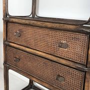 Etagere et commode en rotin