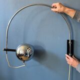Wall lamp in chrome Herda eyeball space age