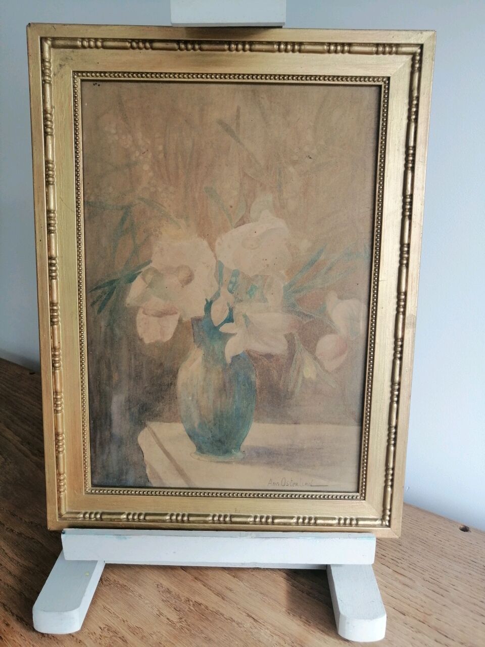 Watercolor still life bouquet of flowers