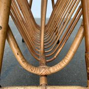 Mid-century bamboo magazine rack, 1960s