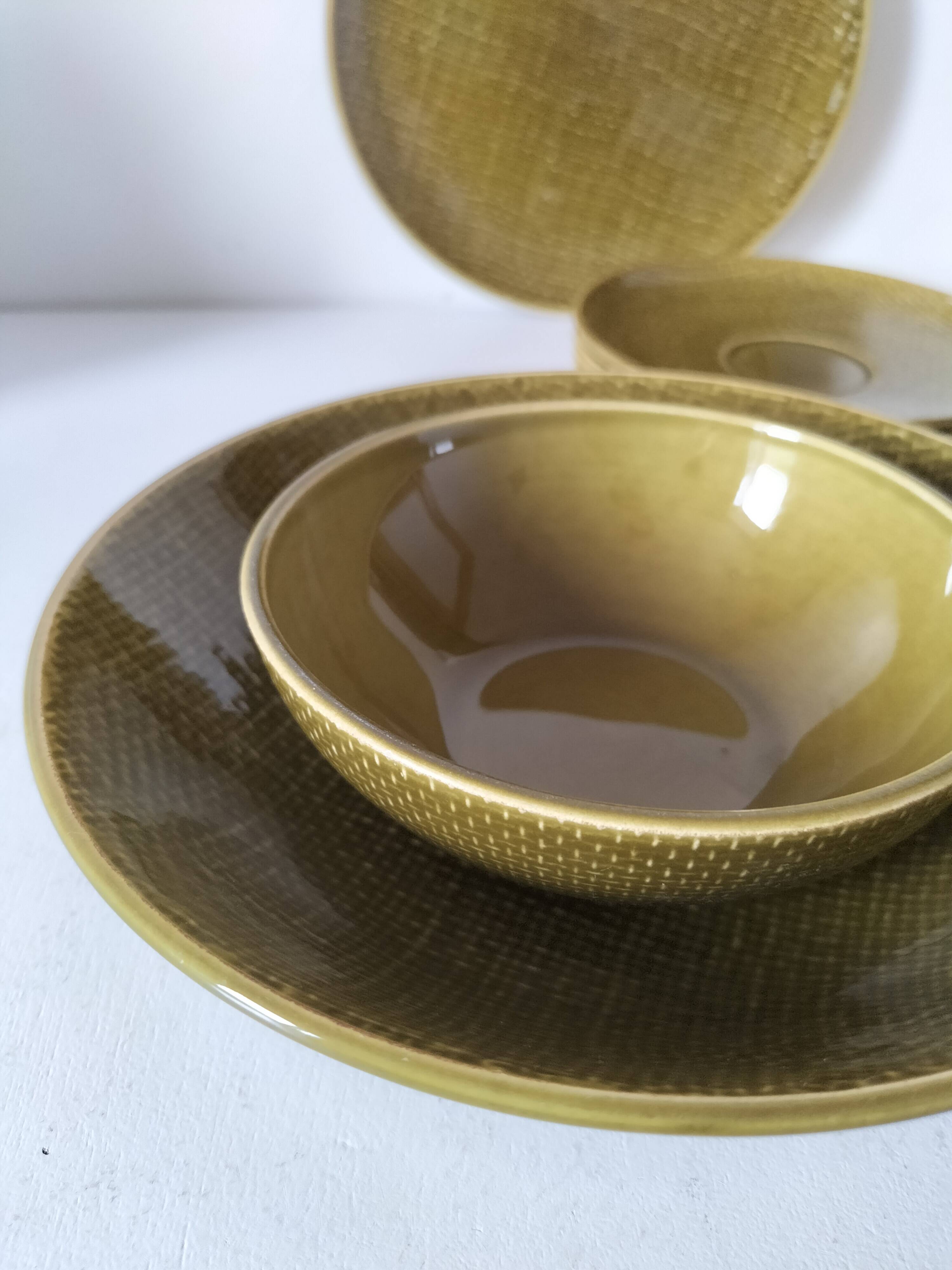 Brunch set - vintage Salins tableware - Miramar model