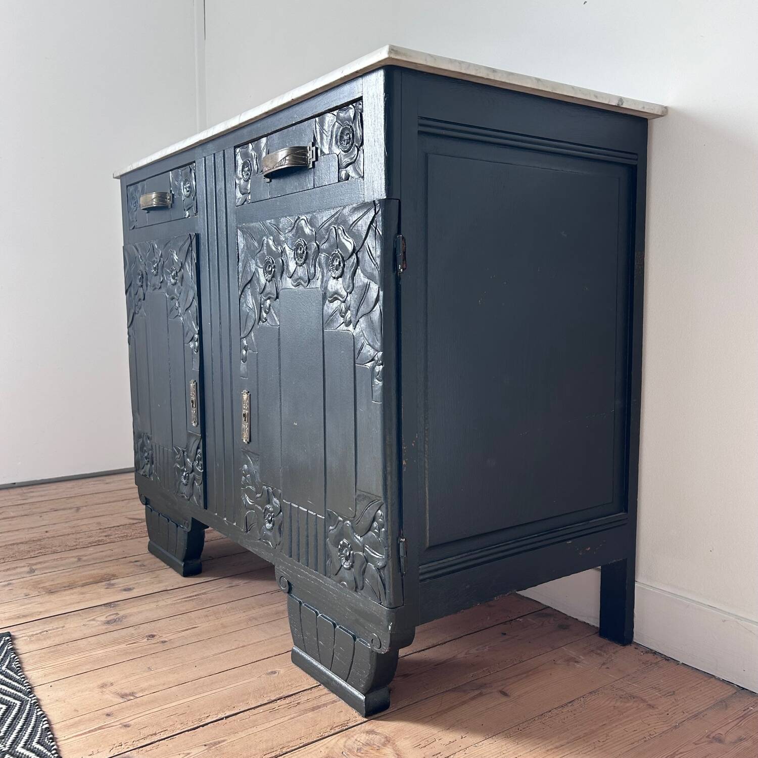 Commode art déco en chêne