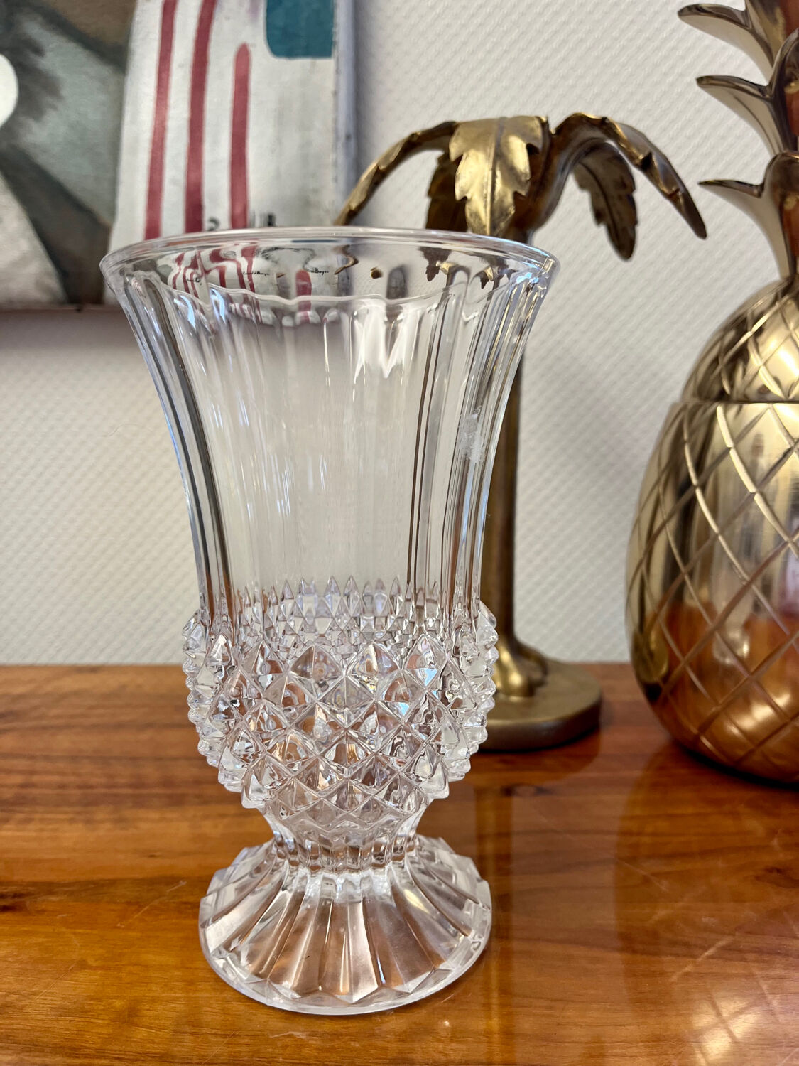 Vase en cristal médicis