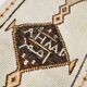 Beige & Brown Classic Turkish Runner Rug, 100x332Cm