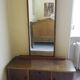 Art deco boat dressing table with large mirror 1940s