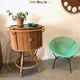 Vintage rattan bar