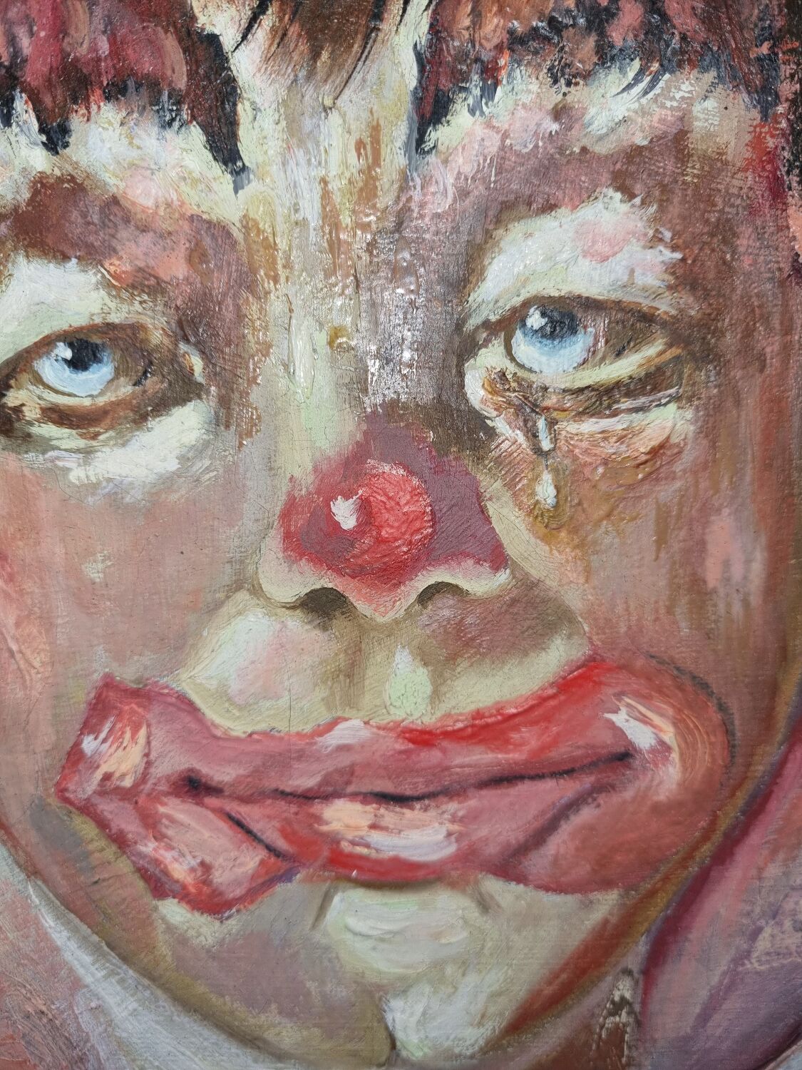 Peinture de Clown de 1980