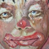 Clown painting from 1980