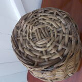 Wicker pot cover with handles