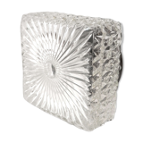 Ceiling lamp in moulded glass