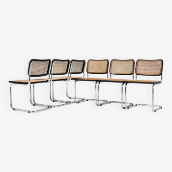 Ensemble de 6 chaises de salle à manger Style B32 par Marcel Breuer