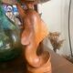 Wooden dolphin lamp 70s
