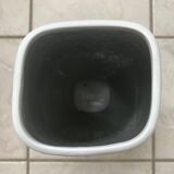 Large vintage white ceramic vase by Alka Kunst Bavaria