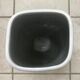 Large vintage white ceramic vase by Alka Kunst Bavaria