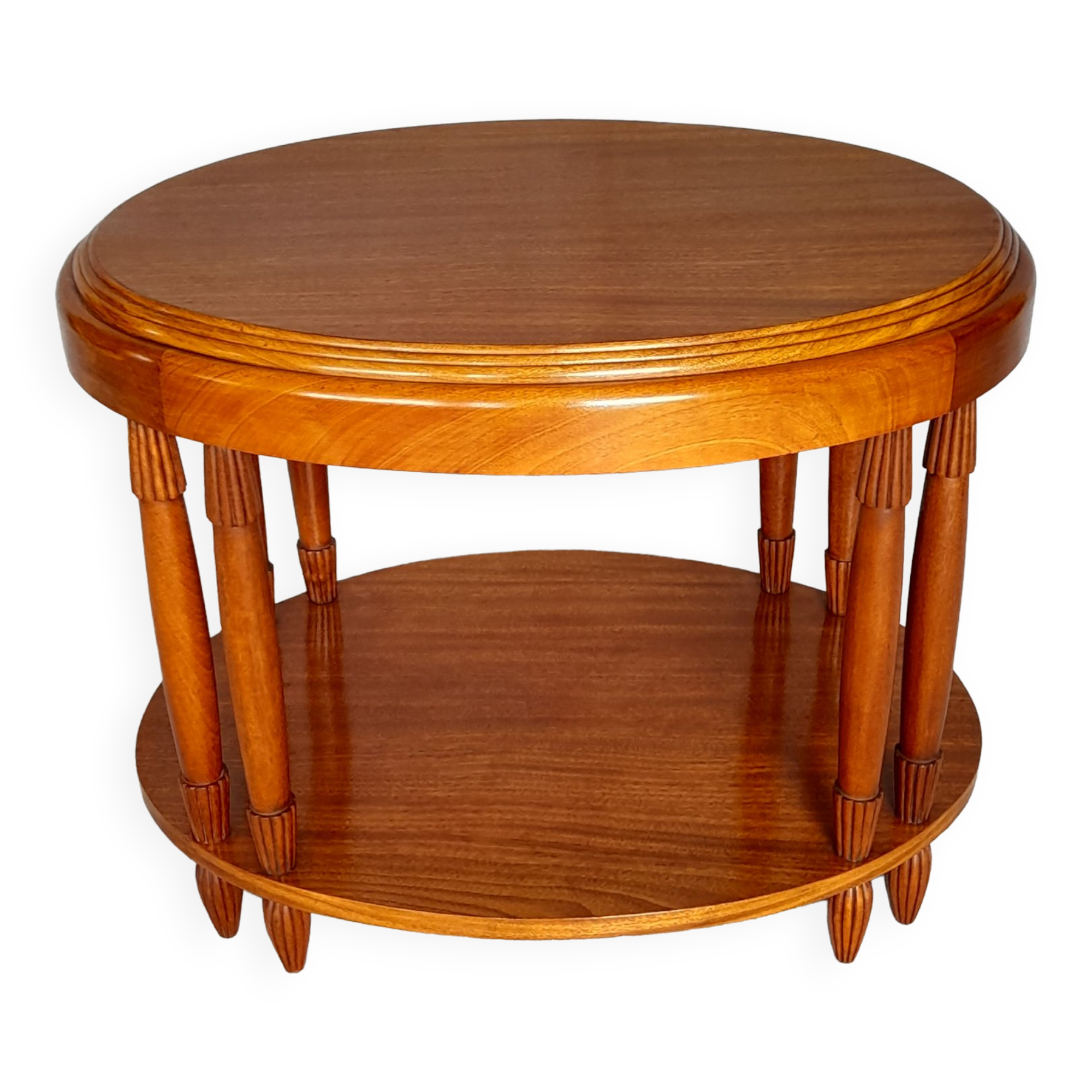 Art Deco period oval coffee table