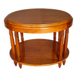 Table basse ovale d'époque art déco
