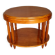 Art Deco period oval coffee table