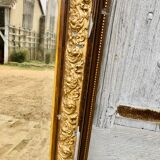 Large mirror gilded wood 76x109