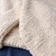Handmade Cream Mohair Throw Blanket – Soft Luxury Plaid – 1.2 x 2 m