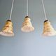 Art Deco pendant light in marbled opaline glass, 1920s-30s