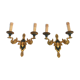 Pair of Empire style wall lamps
