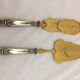 Old cake service cutlery