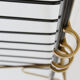 Gold color coat rack, 1960's
