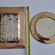 Set of two old Moroccan brass mirrors, 22 cm