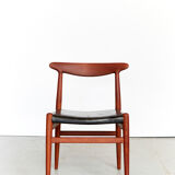 Hans J. Wegner Dining Chair W2 for CM Madsen I Set of Three