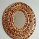 Rattan Mirror