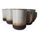 6 mugs grès