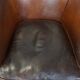 Vintage club armchair in sheepskin leather