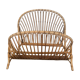 Rattan basket bed