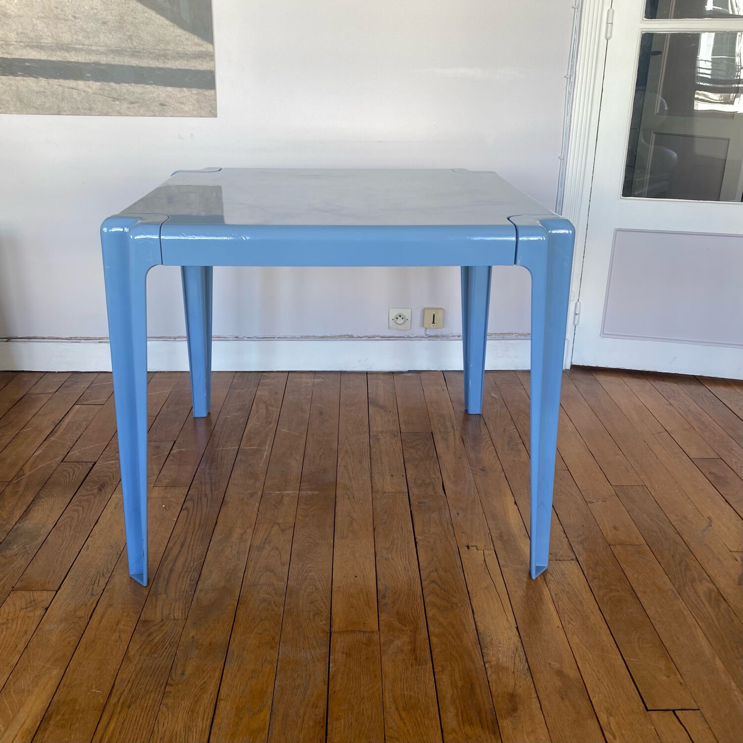 Vintage Space age fiberglass dining table by Helmut Bätzner for Bofinger 1960