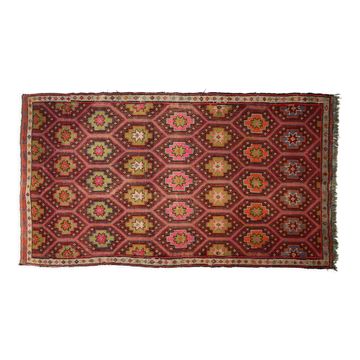 Anatolian handmade kilim rug 300 cm x 167 cm