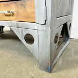 Vintage Grey Industrial Chest of Drawers, 1960s