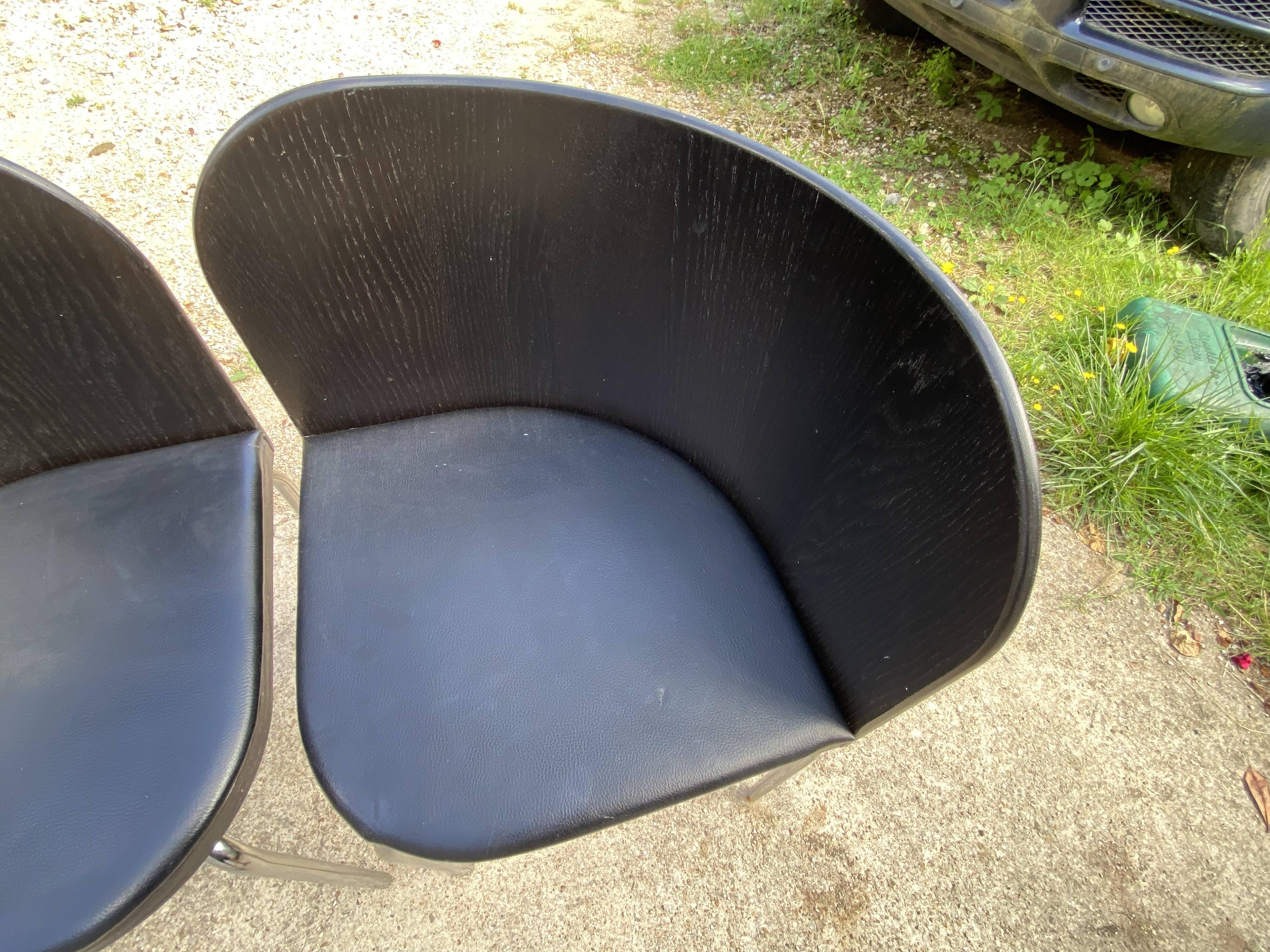 Fusion model table and 4 chairs set by Sandra Kragnert Swedish 90s