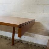 Scandinavian teak extendable table 60s