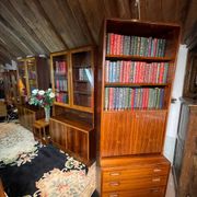 Mid century retro vintage wall unit bookcase danish design by poul hundevad rosewood 1950-1960