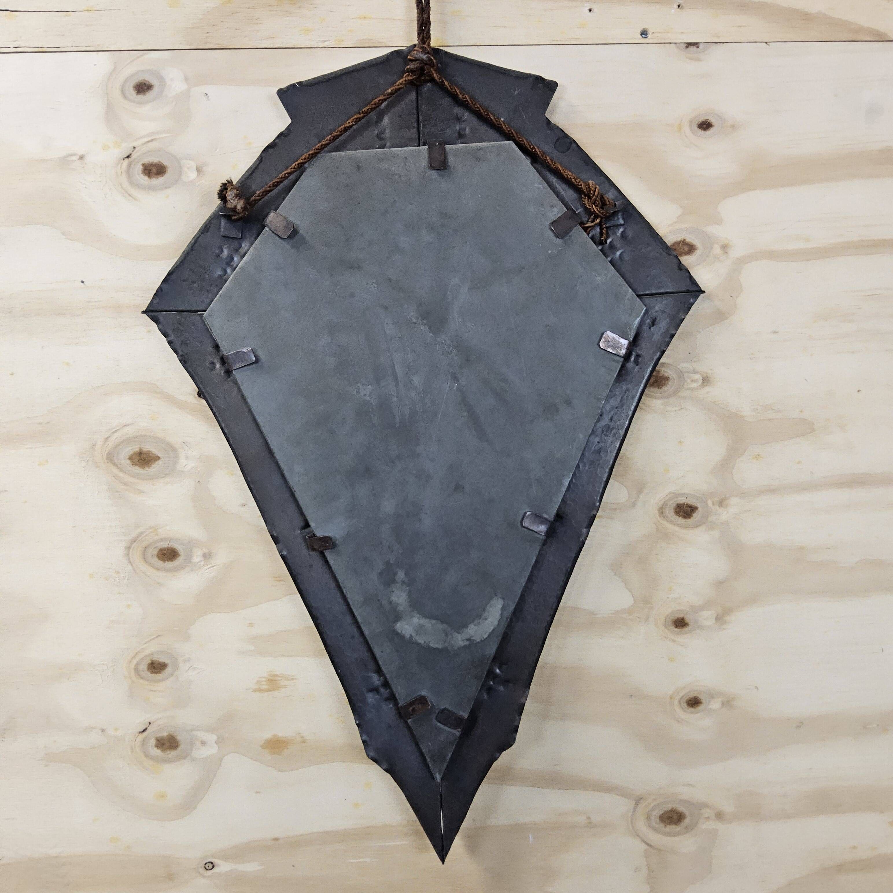 Antique Art Deco Amsterdam School mirror Conrad Fehn 30s Holland