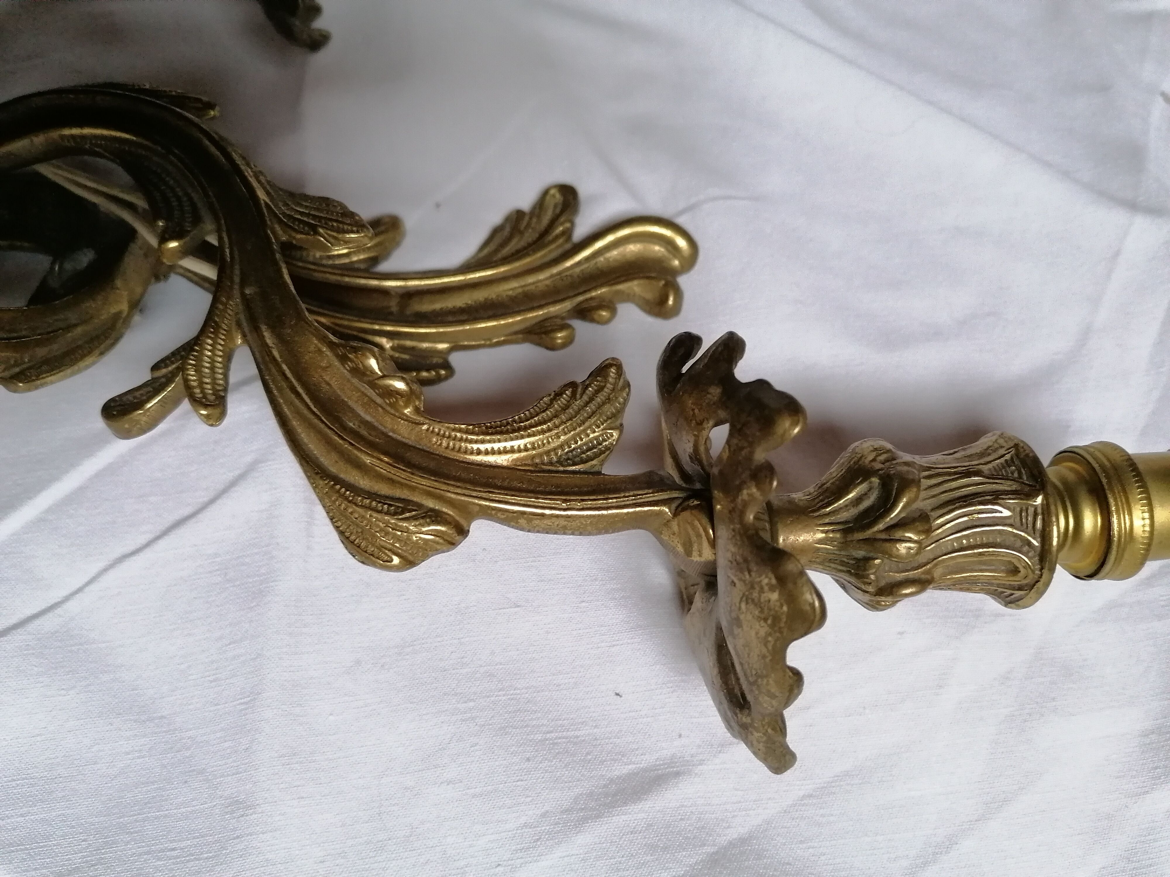 Wall light bronze style Louis XV