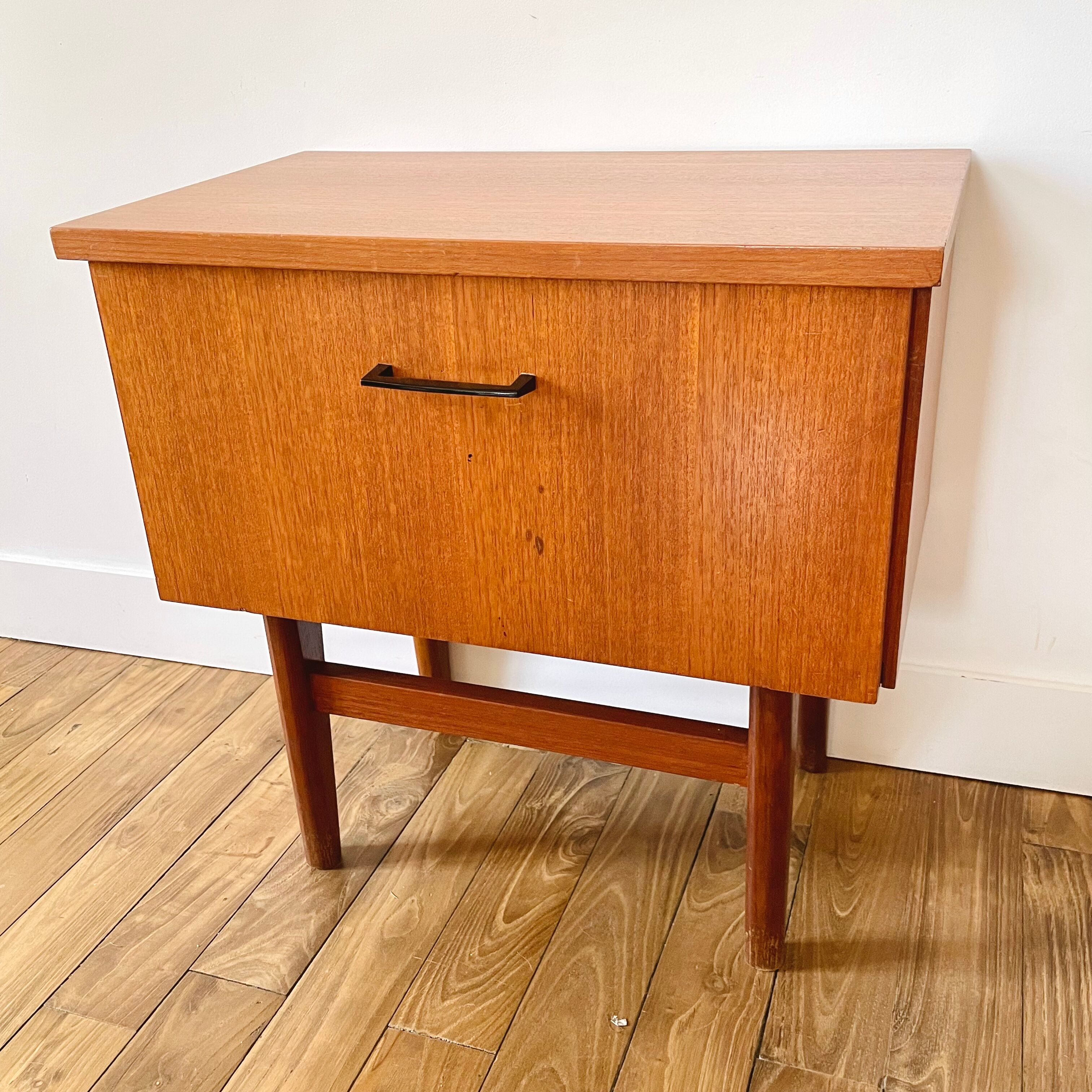 Scandinavian style bedside table