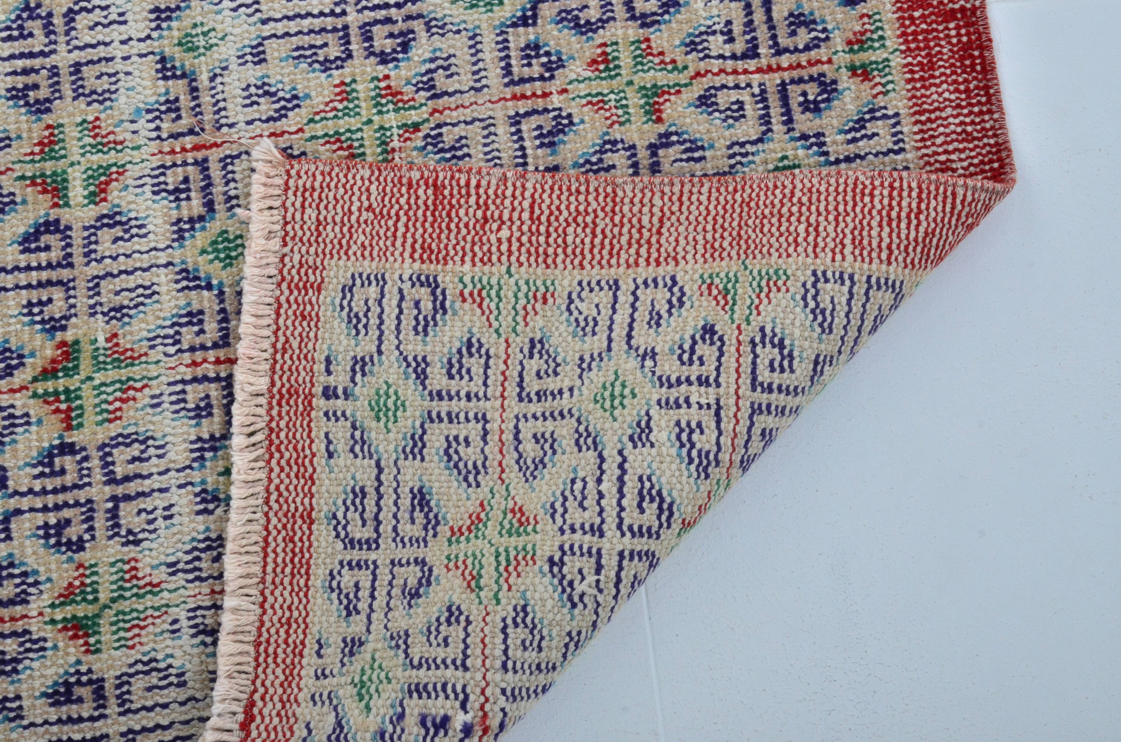 Antique Bohemian Vintage Wool Rug sku 3327