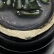 Enamelled ceramic vase, signed, Vallauris, vintage, 1970's