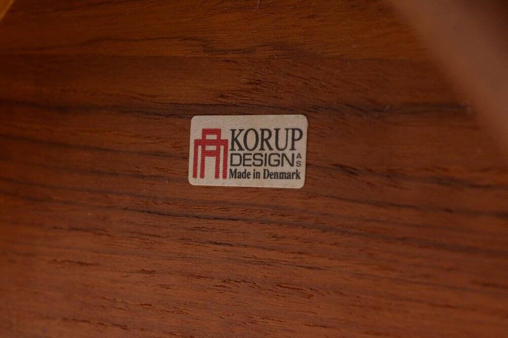 Table à manger extensible de Korup Mobler, Danemark, années 1960.