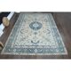 1970s Vintage Persian Handmade Wool Cotton Beige Area Rug 294x398