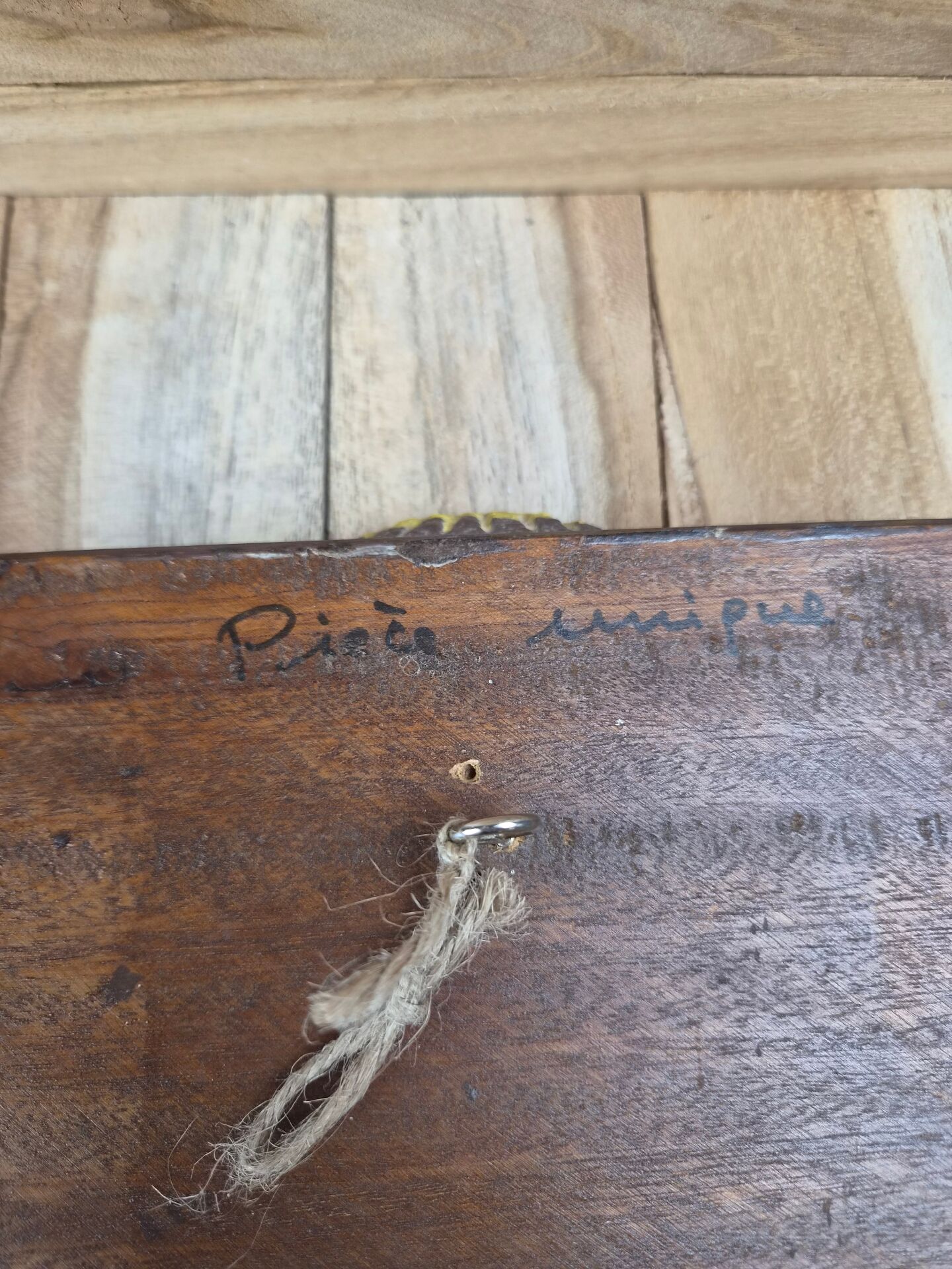 Rare wall mirror signed Les Argonautes, Vallauris.
