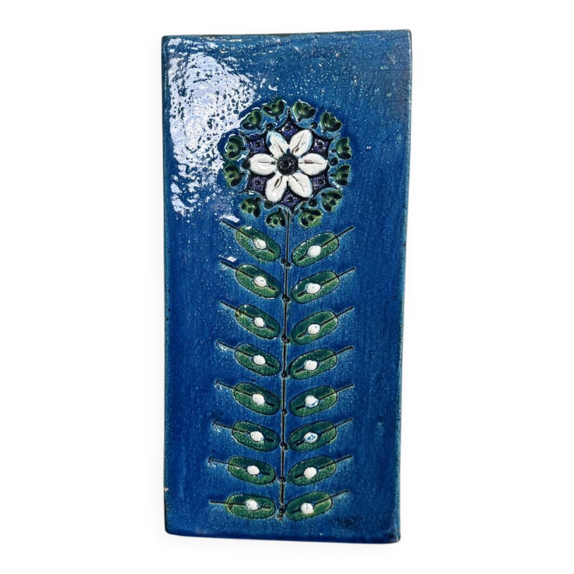 Ceramic vase by Aldo Londi for Bitossi Italy